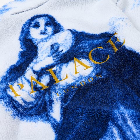 Palace HOLY GRAIL FUNNEL FLEECE WHITE - Colorway