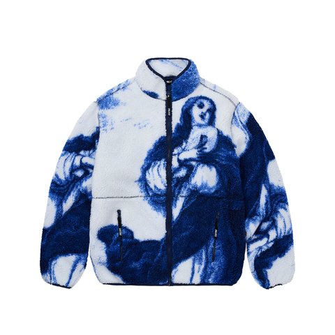 Palace HOLY GRAIL FUNNEL FLEECE WHITE - Colorway