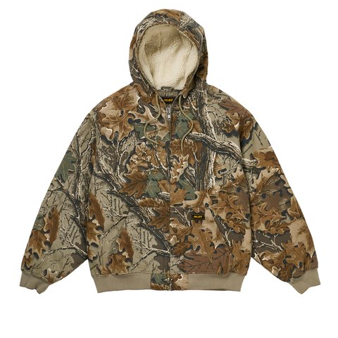 Palace HOODED SHERP JACKET REALTREE - Colorway