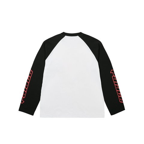 Palace KAWAII RAGLAN LONGSLEEVE WHITE - Colorway