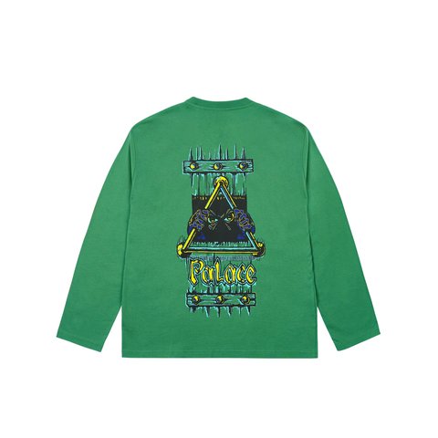 Palace LOCK IN LONGSLEEVE LUCKY GREEN - Colorway