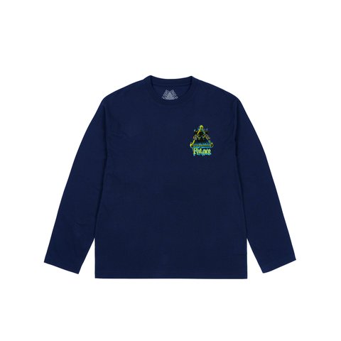 Palace LOCK IN LONGSLEEVE NAVY - Colorway