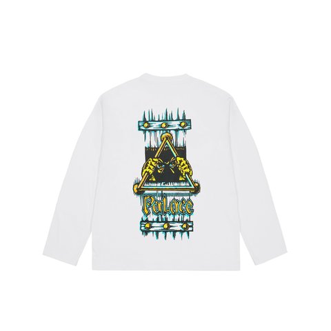 Palace LOCK IN LONGSLEEVE WHITE - Colorway