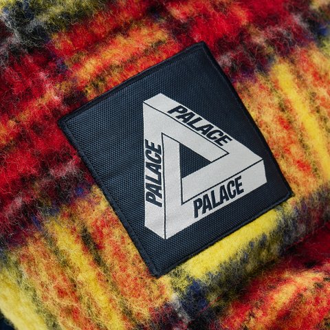 Palace MOHAIR WOOL PUFFA JACKET PATCHWORK - Colorway