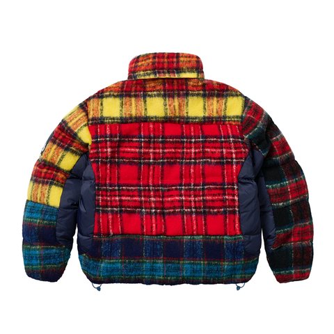 Palace MOHAIR WOOL PUFFA JACKET PATCHWORK - Colorway