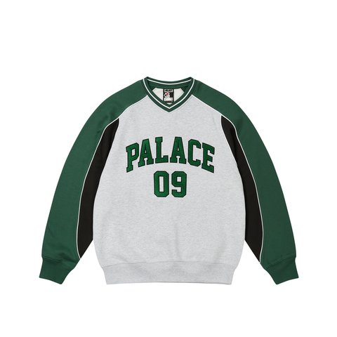 Palace PALACE 09 CREW GREY MARL - Colorway