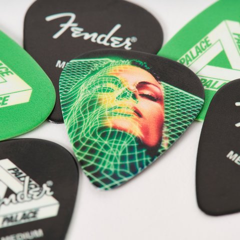 Palace PALACE FENDER MEDIUM PICK 6 PACK GREEN - Colorway