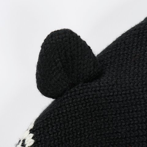 Palace PALACE LOVES ME HOODED KNIT BLACK - Colorway