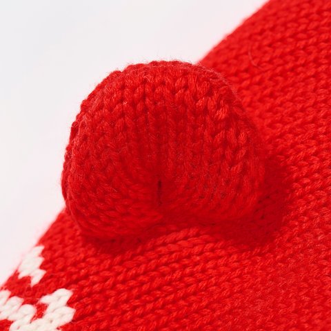 Palace PALACE LOVES ME HOODED KNIT RED - Colorway