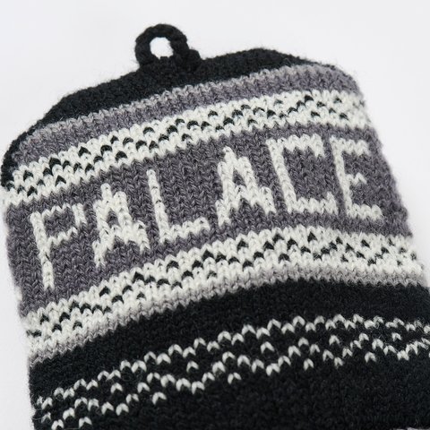 Palace PALACE LOVES ME KNITTED GLOVES BLACK - Colorway