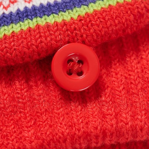 Palace PALACE LOVES ME KNITTED GLOVES RED - Colorway