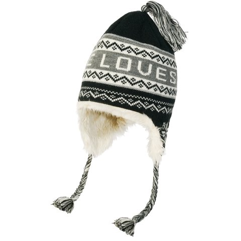 Palace PALACE LOVES ME PERUVIAN BEANIE BLACK - Colorway