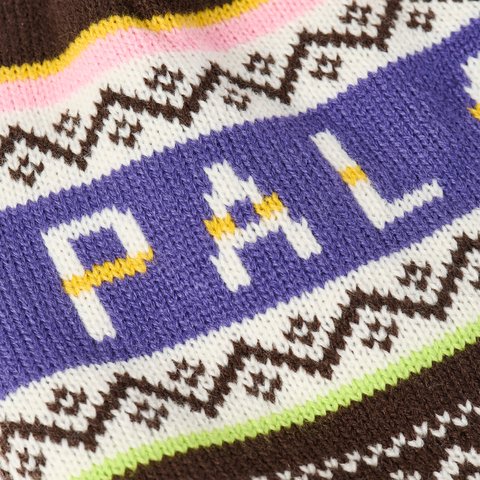 Palace PALACE LOVES ME PERUVIAN BEANIE BROWN - Colorway