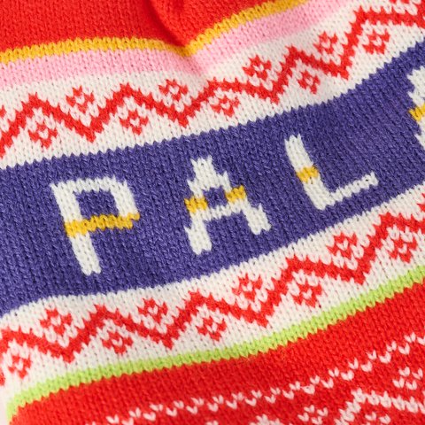 Palace PALACE LOVES ME PERUVIAN BEANIE RED - Colorway
