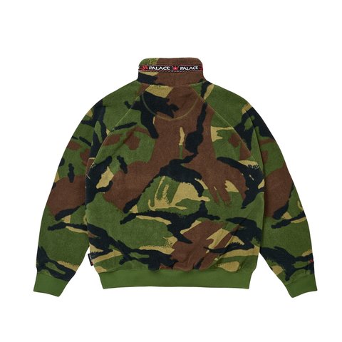 Palace POLARTEC OM 1/4 ZIP WOODLAND CAMO - Colorway