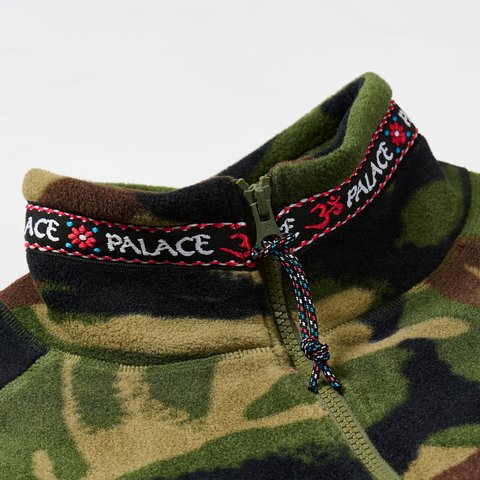 Palace POLARTEC OM 1/4 ZIP WOODLAND CAMO - Colorway