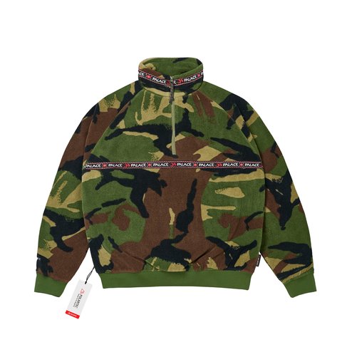 Palace POLARTEC OM 1/4 ZIP WOODLAND CAMO - Colorway