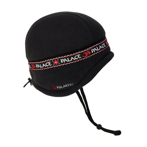 Palace POLARTEC OM EARFLAP BEANIE BLACK - Colorway