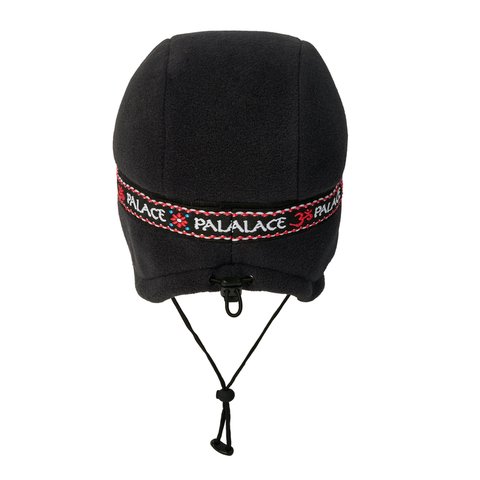 Palace POLARTEC OM EARFLAP BEANIE BLACK - Colorway