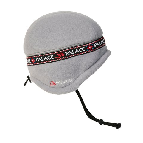 Palace POLARTEC OM EARFLAP BEANIE GREY - Colorway