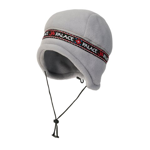 Palace POLARTEC OM EARFLAP BEANIE GREY - Colorway