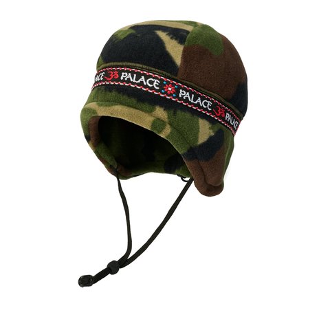 Palace POLARTEC OM EARFLAP BEANIE WOODLAND DPM - Colorway