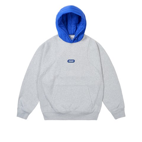Palace PUFFA HOOD GREY MARL - Colorway