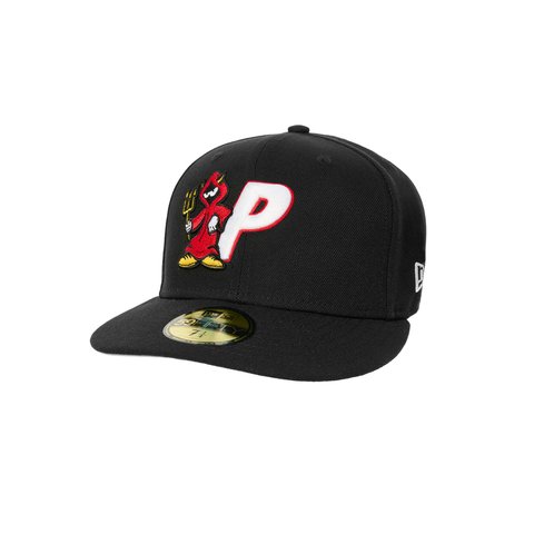 Palace RIGHT AND WRONG P NEW ERA 59FIFTY BLACK - Colorway