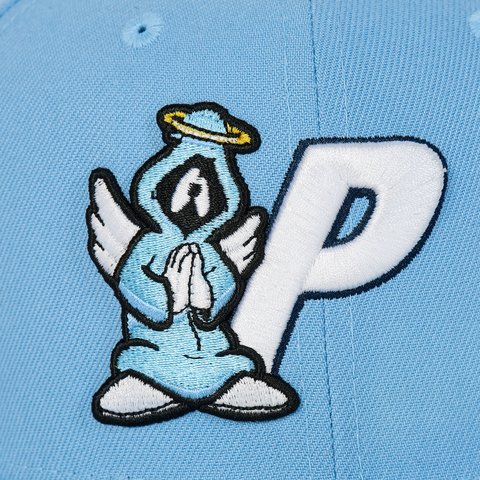 Palace RIGHT AND WRONG P NEW ERA 59FIFTY BLUE - Colorway