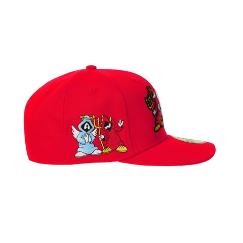 Palace RIGHT AND WRONG P NEW ERA 59FIFTY RED - Colorway