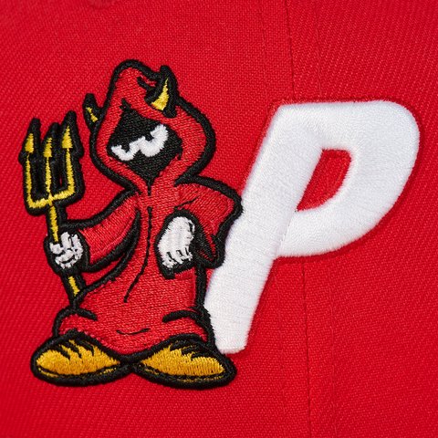 Palace RIGHT AND WRONG P NEW ERA 59FIFTY RED - Colorway