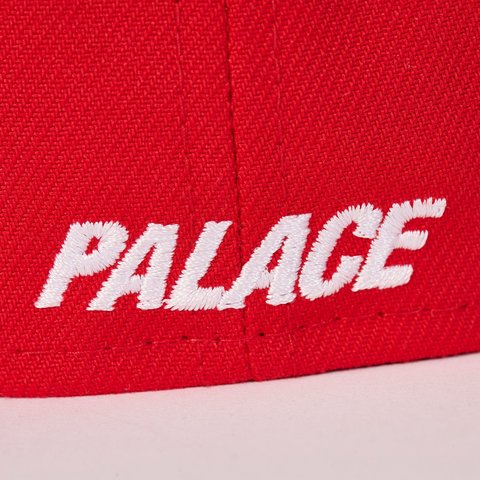 Palace RIGHT AND WRONG P NEW ERA 59FIFTY RED - Colorway