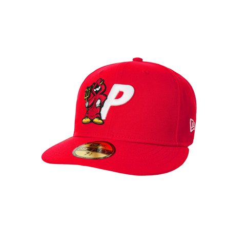 Palace RIGHT AND WRONG P NEW ERA 59FIFTY RED - Colorway