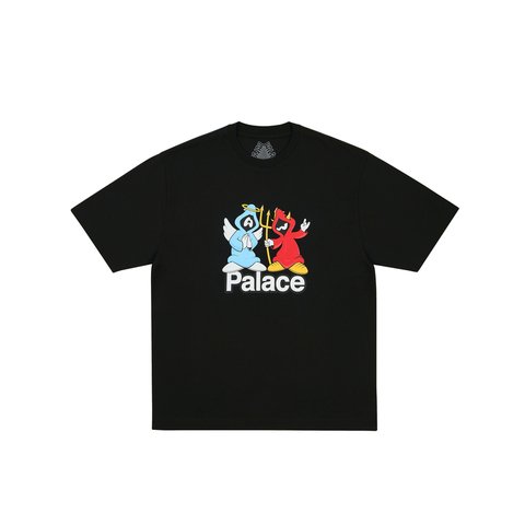 Palace RIGHT AND WRONG T-SHIRT BLACK - Colorway