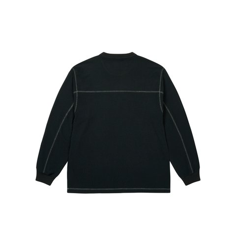 Palace RUN IT THERMAL LONGSLEEVE BLACK - Colorway