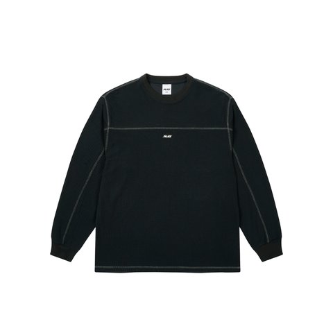 Palace RUN IT THERMAL LONGSLEEVE BLACK - Colorway