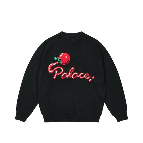 Palace TOMMY KNIT BLACK - Colorway
