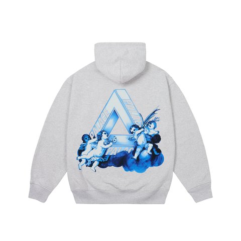 Palace TRI-ANGELIC HOOD GREY MARL - Colorway