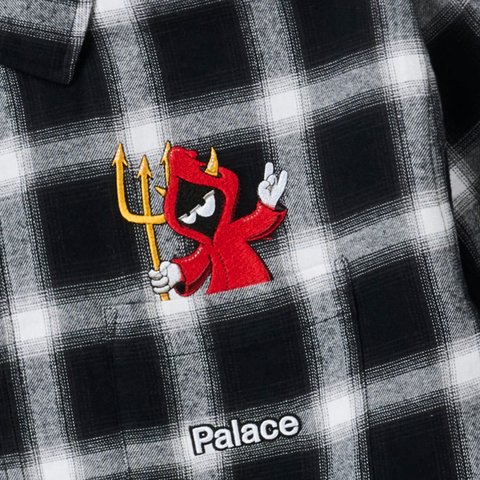 Palace ZIP UP SHIRT BLACK - Colorway
