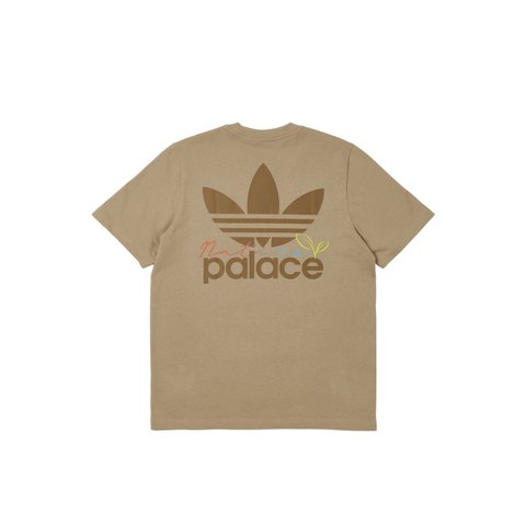 PALACE ADIDAS T-SHIRT NATURAL BEIGE