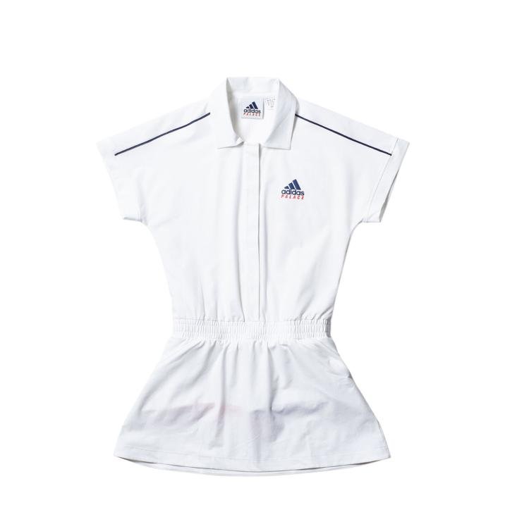 ADIDAS PALACE LADIES ON COURT DRESS WHITE