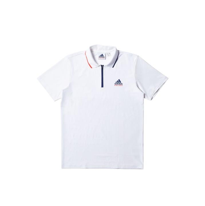 ADIDAS PALACE ON COURT JACQUARD POLO WHITE