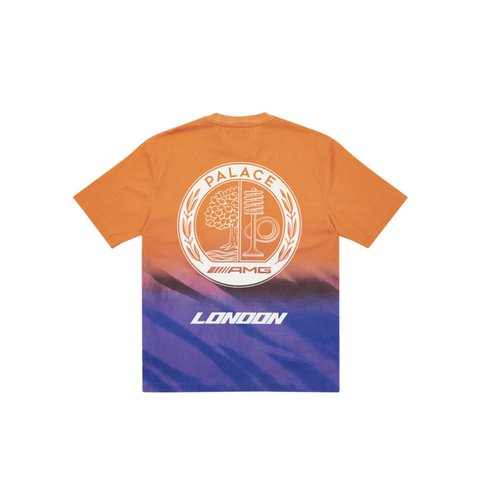 Palace PALACE T-SHIRT AMG ORANGE CORRECT FADE - Colorway