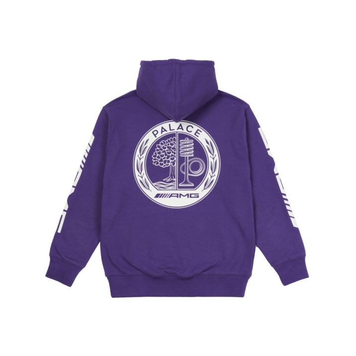 PALACE MERCEDES AMG HOODIE PURPLE