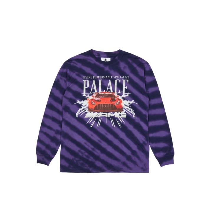 PALACE MERCEDES AMG LONGSLEEVE T-SHIRT PURPLE