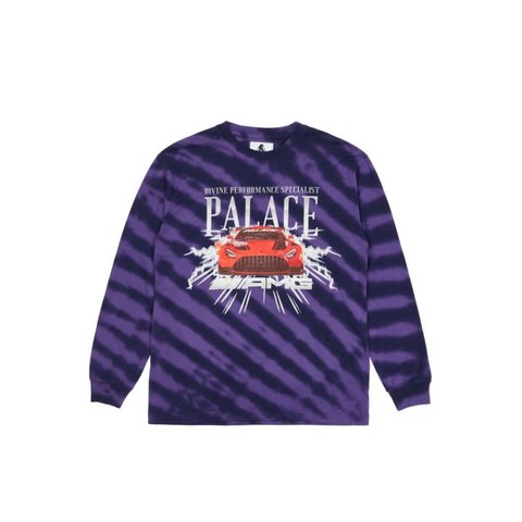 Palace PALACE MERCEDES AMG LONGSLEEVE T-SHIRT PURPLE
