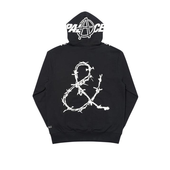 PALACE ANARCHIC HOODIE BLACK