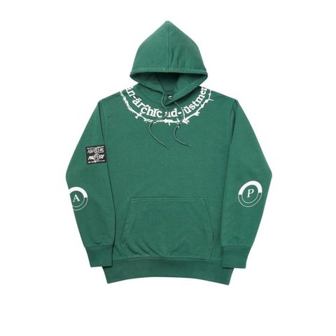 PALACE ANARCHIC HOODIE GREEN