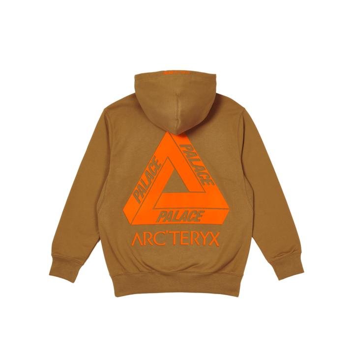PALACE ARC TERYX HOODIE BROWN