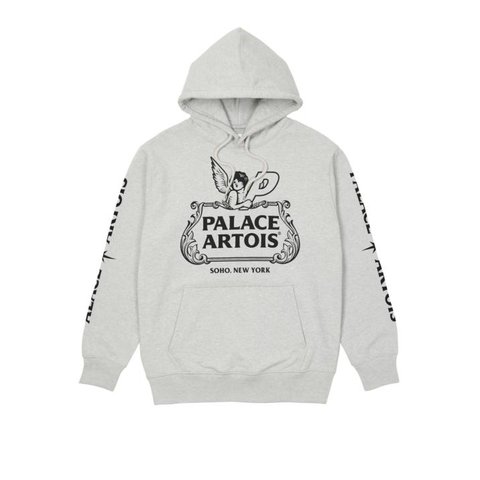 Palace PALACE STELLA HOODIE CHALICE GREY MARL